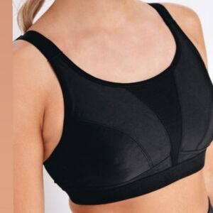 🍋🍋LULULEMON BLACK CRISS CROSS STRAPS MESH SPORT BRA